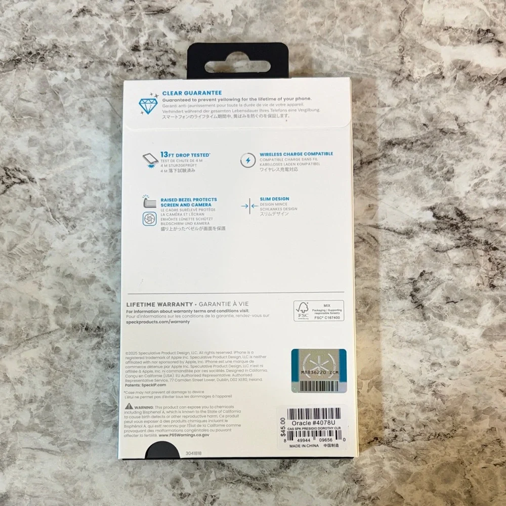 Speck Presidio Clear Case for iPhone 6.3